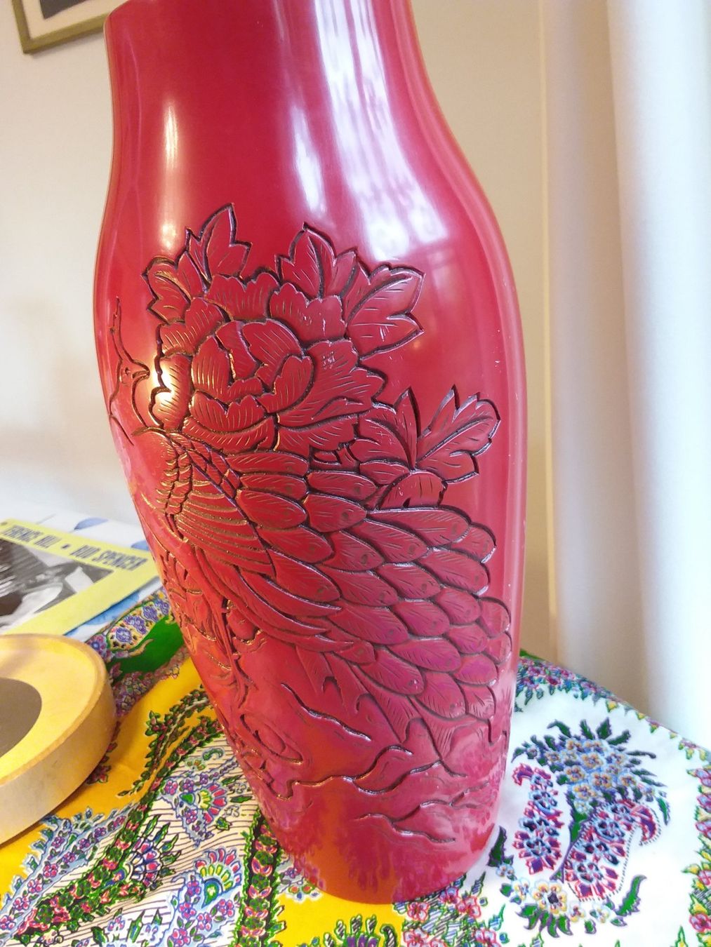 Vasi & Recipienti: Rotlack elegante Vase China/Japan – Usato da Zürich venduto da Aleick 3