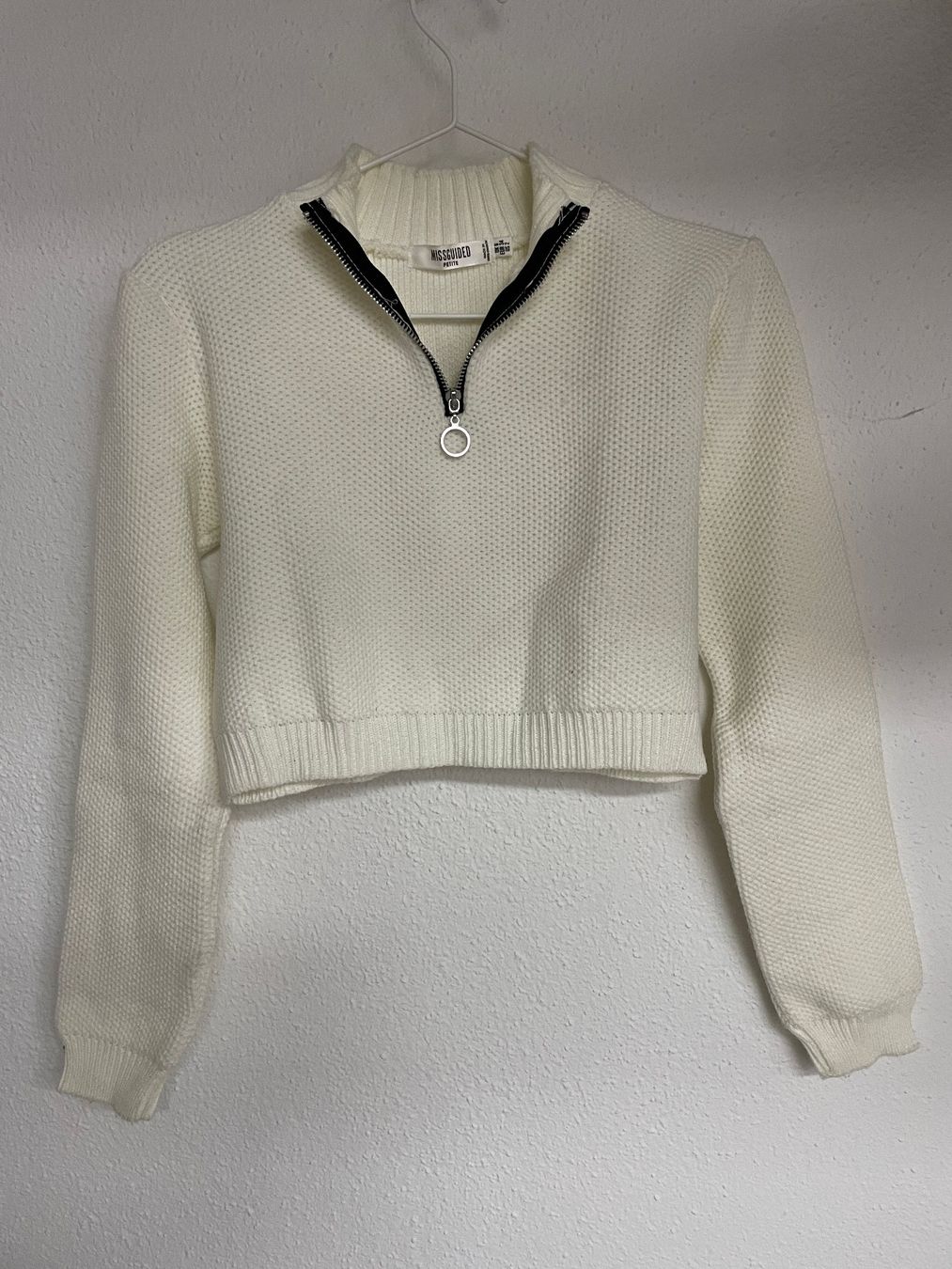 Maglioni & Felpe: Pullover. Cropped. 34. Weiss. Missguided. Petite. – Usato da Nussbaumen AG venduto da iva_ 2