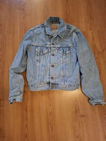 True Vintage orig. 90s Levi's Jeans Jacke, Gr. M,