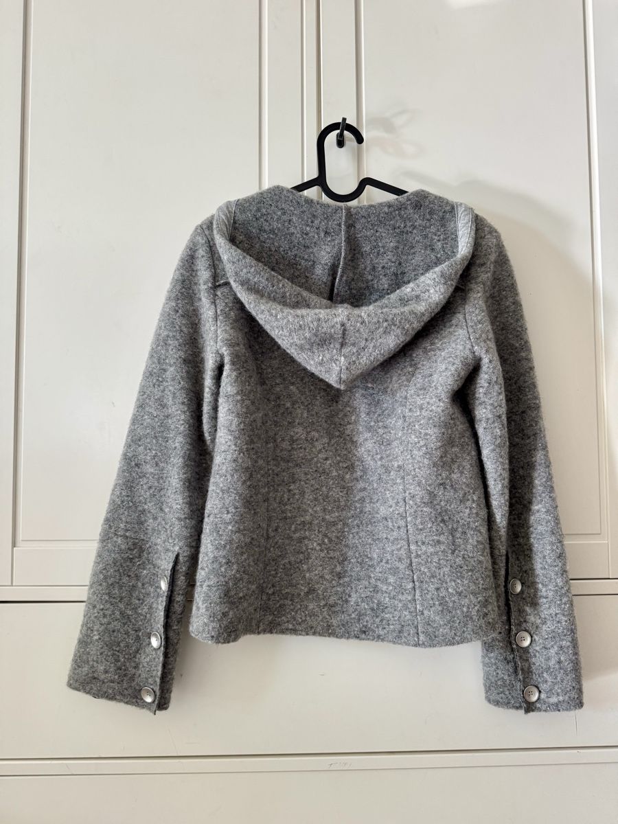 Giacche: Cosy Wool Blend Hooded Jacket, Gr. 38, Grey – Usato da Bülach venduto da dan_7scp 1