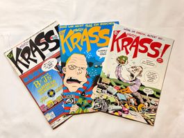 KRASS! Comics #2-4, Jahrgang 1999, Rarität! TOP!