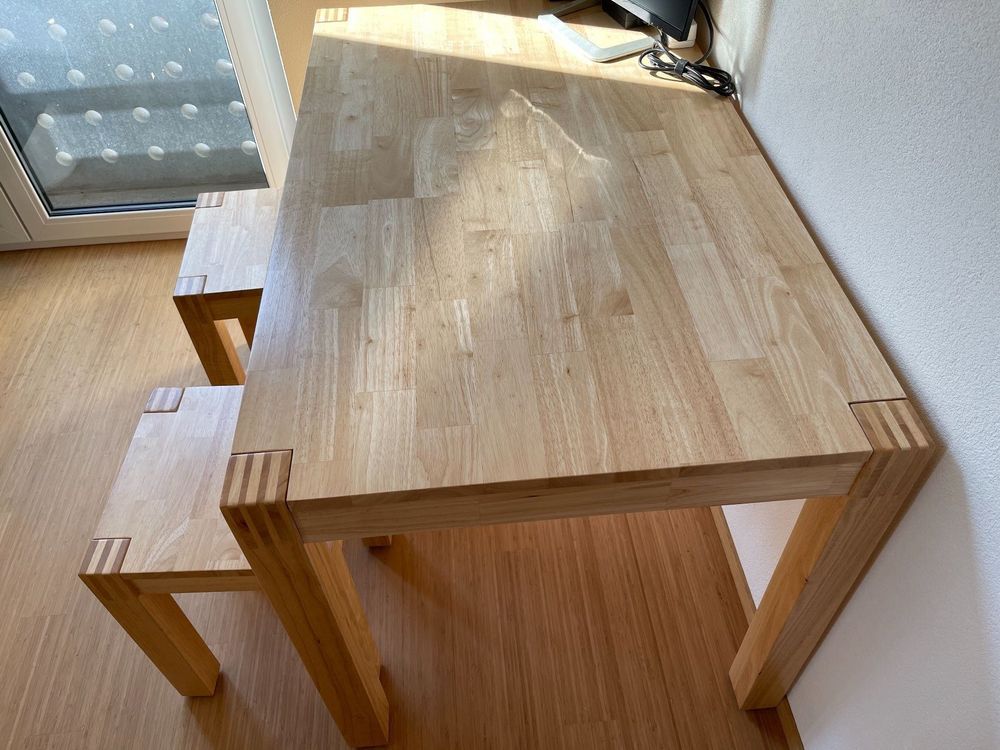 IKEA NORDBY Tisch u 2x Hocker Kaufen auf Ricardo