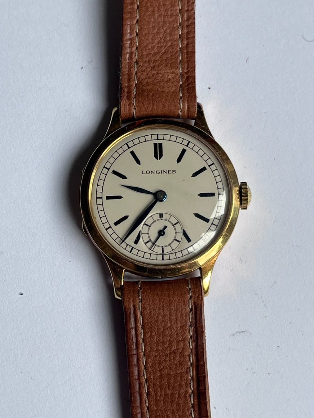 Longines Orologi: Longines Herrenuhr 18k Gold – Usato da Worblaufen venduto da chronyves