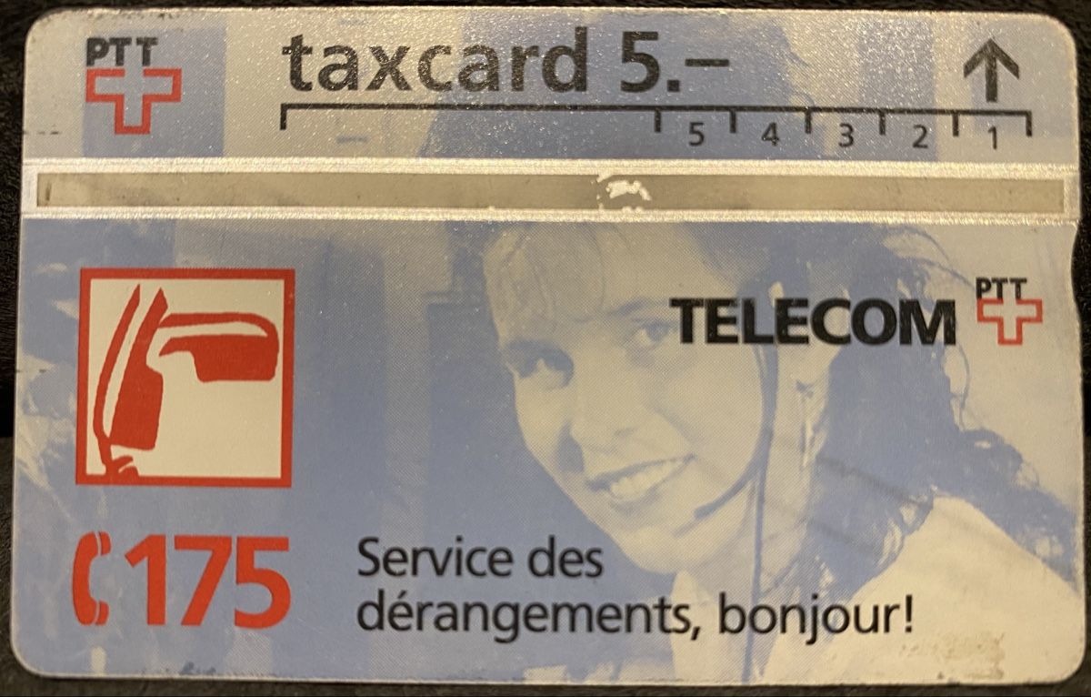 Schede telefoniche: P-taxcard – Usato da Lausanne venduto da babacard10