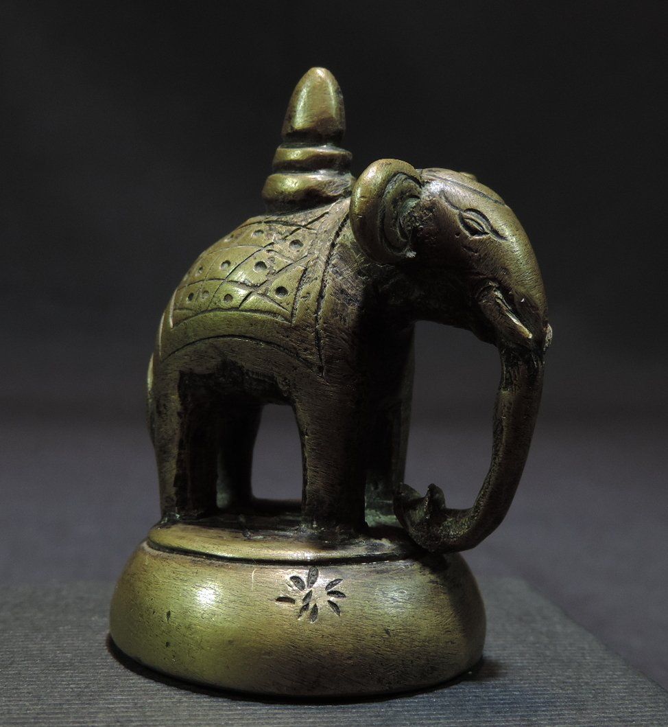 Statuette: Laos Elefant, Opium Gewicht – Usato da Duggingen venduto da roterbambus 4