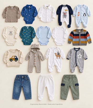 Babykleider-Paket – 17 Teile 6-9 Monate Alt