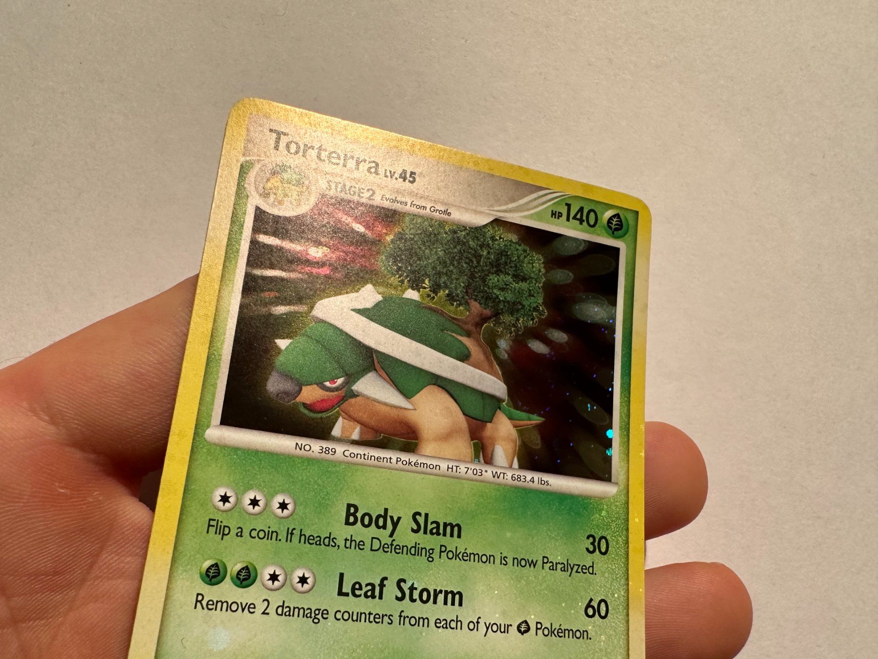 Pokémon Carte collezionabili: Torterra holo bleed Diamond & Pearl Base EN – Usato da Hagendorn venduto da Pokecollectorch 3