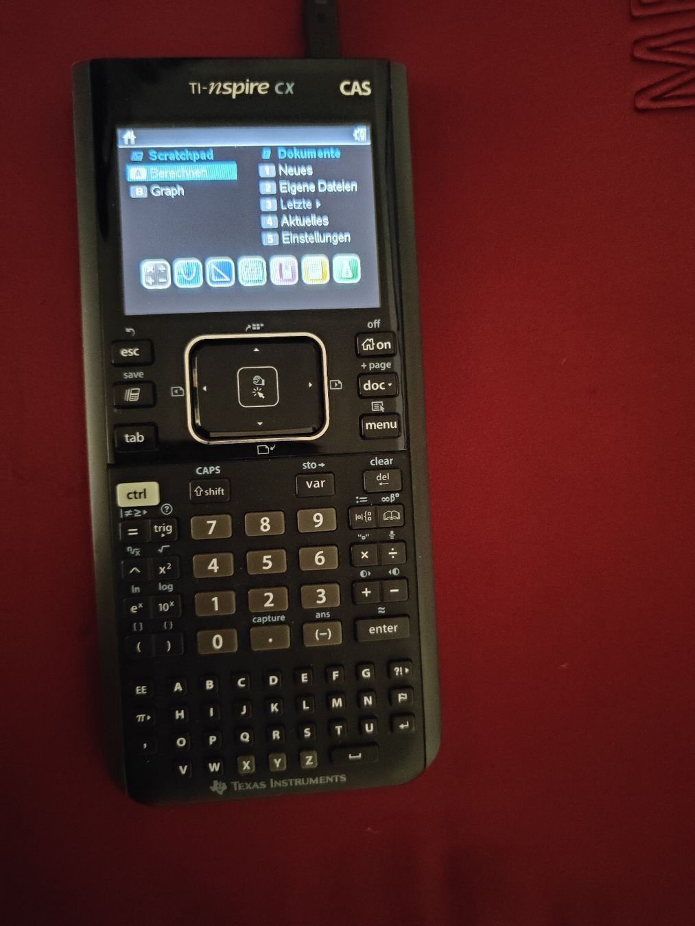 Texas Instruments Calcolatrici tascabili: Texas Instruments TI-Nspire CX CAS – Usato da Dulliken venduto da datschgi