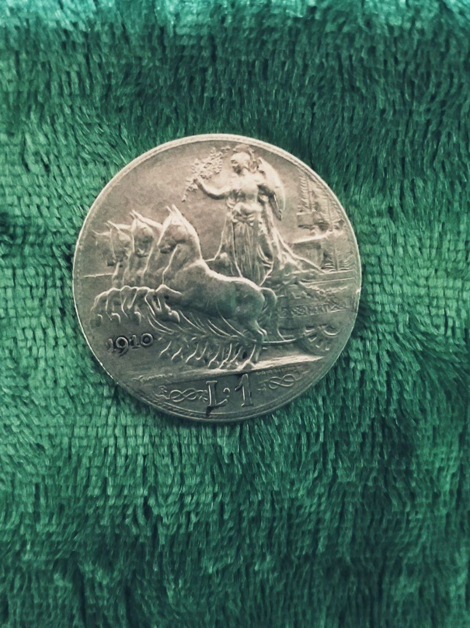 Tutti le monete: ITALIA  1 Lira 1910 – Usato da Gordola venduto da ale_5wbc 7