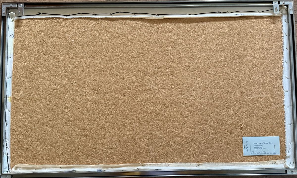 Dipinti: Seidenbild mit Rahmen 81,5 x 48cm – Usato da Gümligen venduto da JCJewell 5