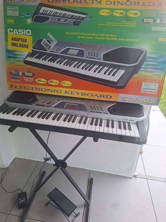 Strumenti musicali: KEYBOARD CASIO-CTK 481 – Usato da Steinhausen venduto da ellako 1