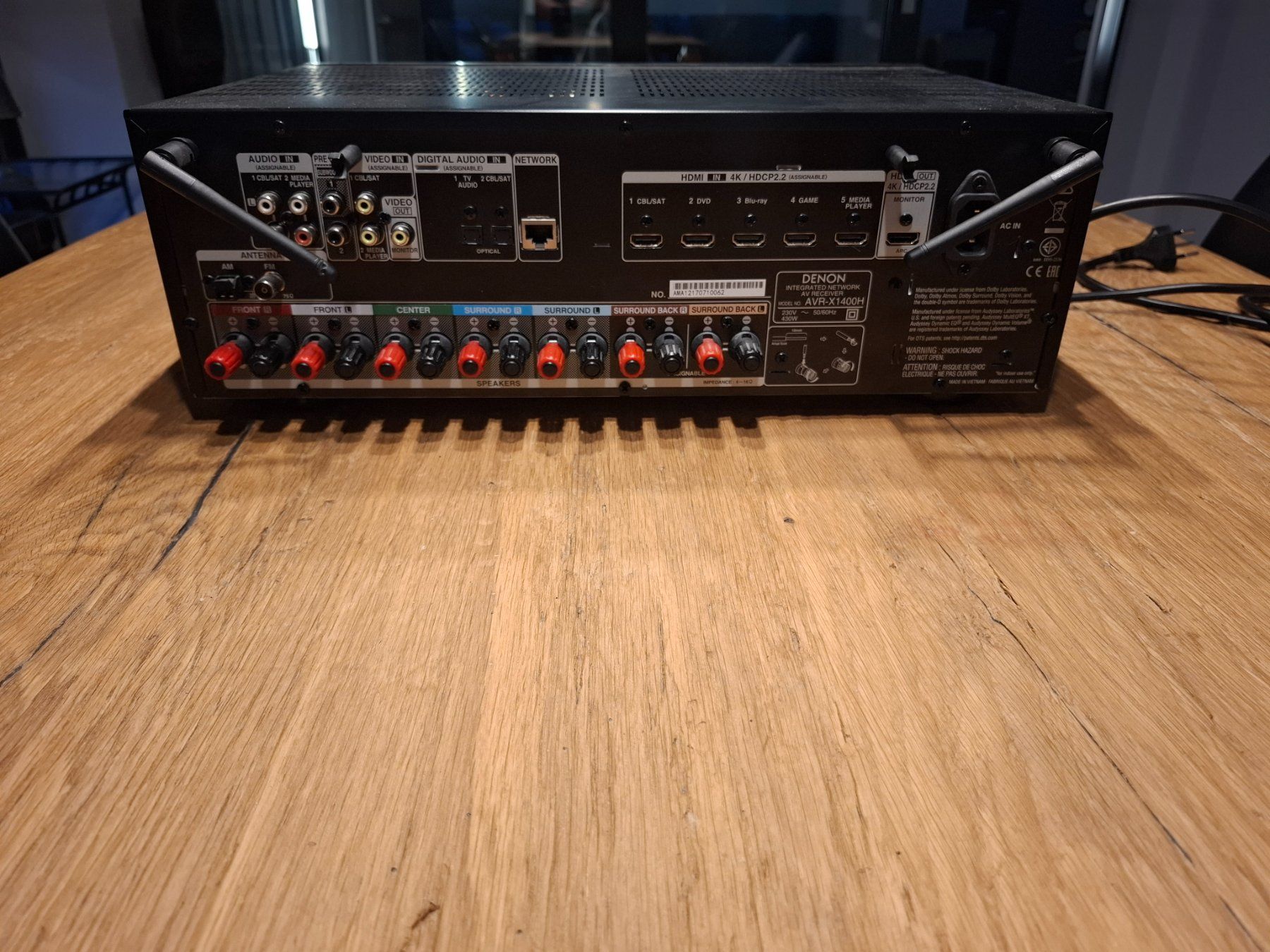 Denon Ricevitori: Denon AVR-X1400H Receiver – Usato da Wikon venduto da Silverlan123 5