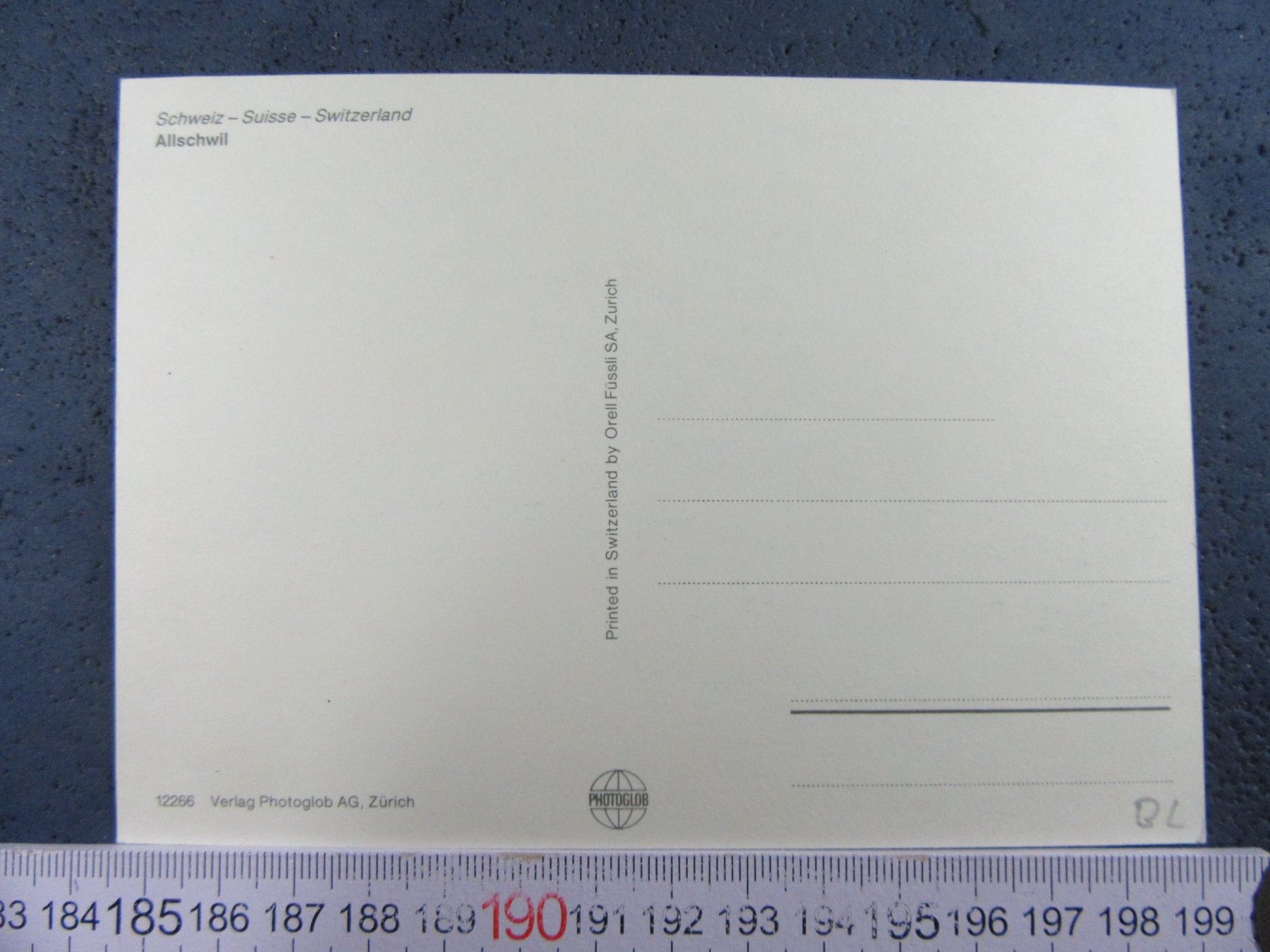 Cartoline postali: ALLSCHWIL BL AK – Usato da Ettingen venduto da Hausi4711 1