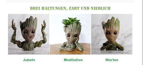 Vasi per fiori: Baby Groot Blumentopf - Stiftehalter – Nuovo e nell'imballaggio originale da Diepoldsau venduto da preisparadies-ch 8