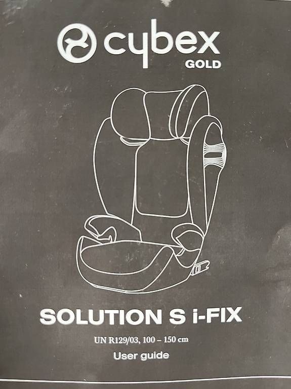 Cybex Auto-Kindersitze: Cybex Solution S i-Fix schwarz/grün – Gebraucht aus Wädenswil von Eveline034 1