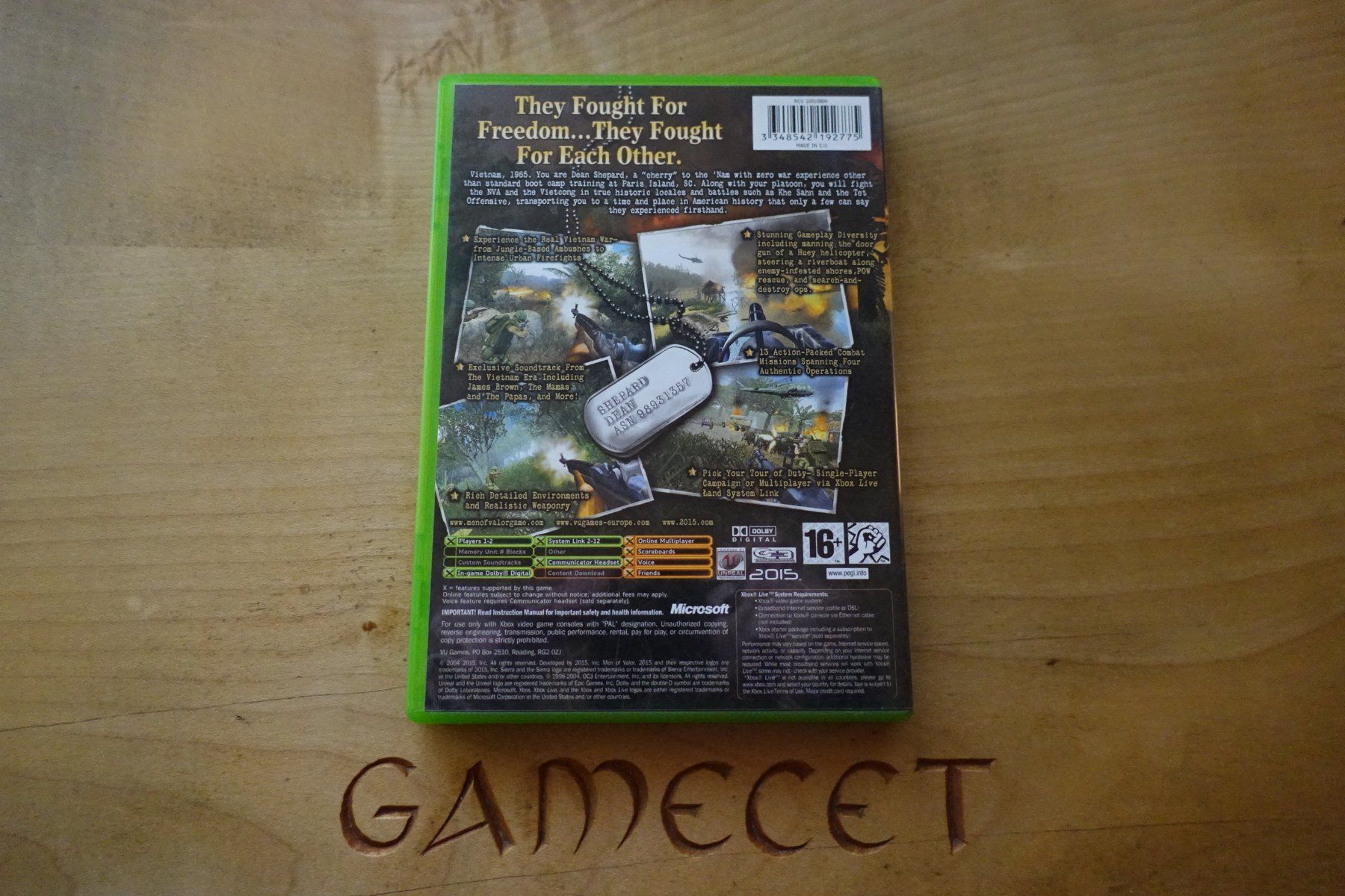 Microsoft Giochi: Men of Valor – Usato da Steinach venduto da Gamecet 2