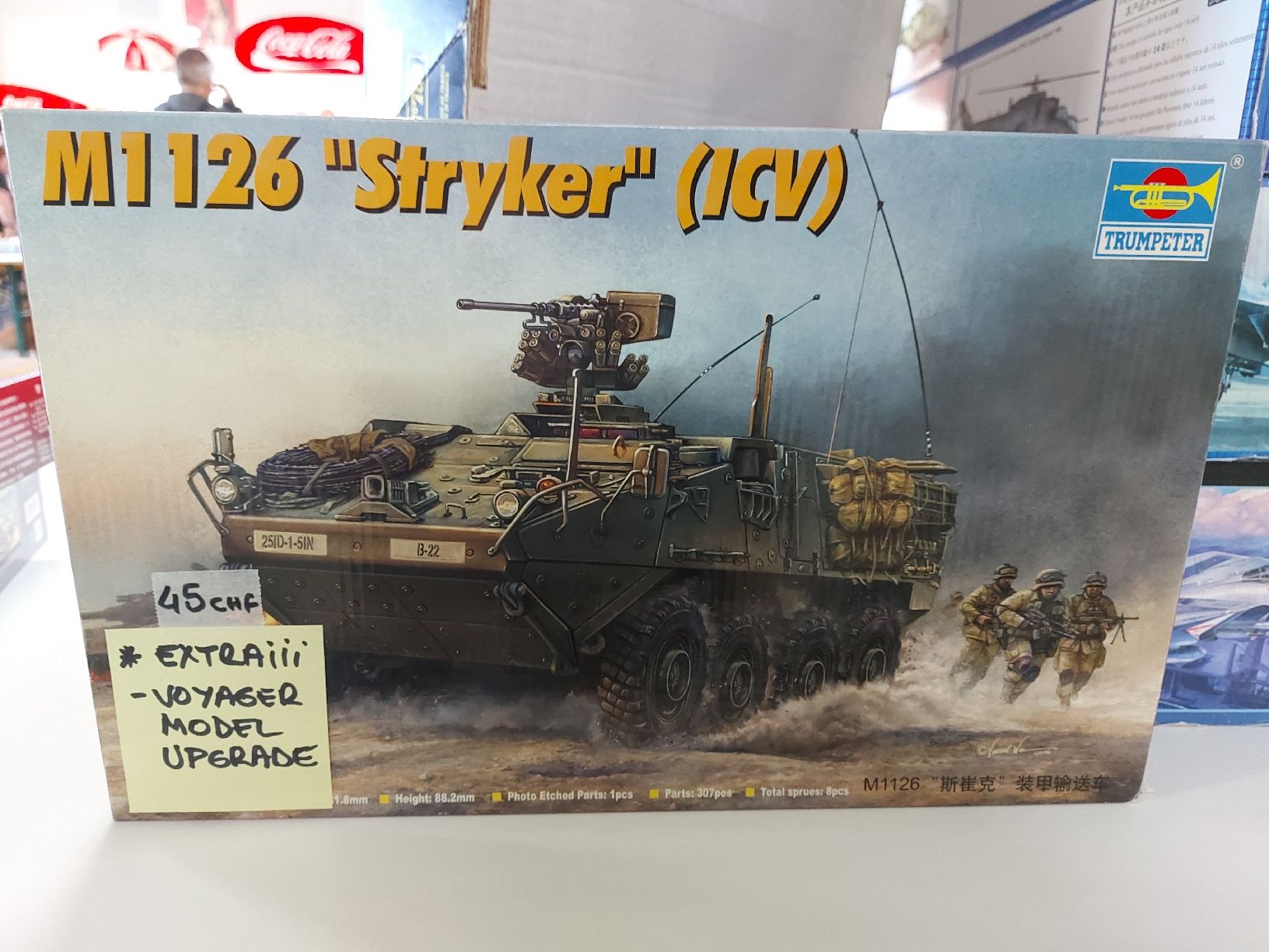 Kit di modellismo & Modellini statici: M1126 Stryker ICV + Voyager Model Upgrade – Usato da Baden venduto da thailega