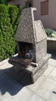 Massiver Steingrill / Cheminée für den Garten, Sommerfest!