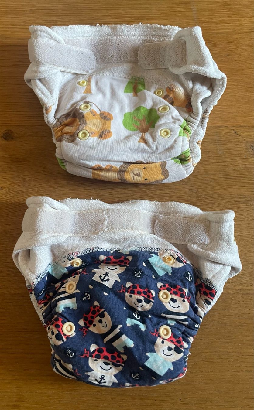 Secchi per pannolini & Pannolini: Stoffwindeln Höschenwindeln 4-15kg – Usato da Teufenthal AG venduto da sleeepless1987 3
