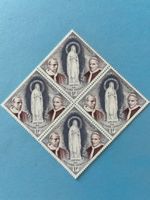 Briefmarken Monaco 1F 4er Block 1958 Immaculada, PIE XII IX