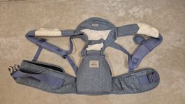 Bebear 3-in-1 Babytrage mit Hüftsitz (Hipseat) – Denim-Blau