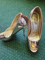 Mio  High Heel Pump golden sehr sexy 13cm Absatz