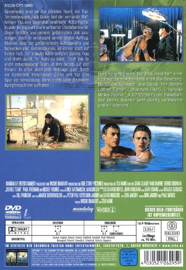 Double Team, DVD vergriffen mit Van Damme, Rodman, Rourke (Gebraucht ...