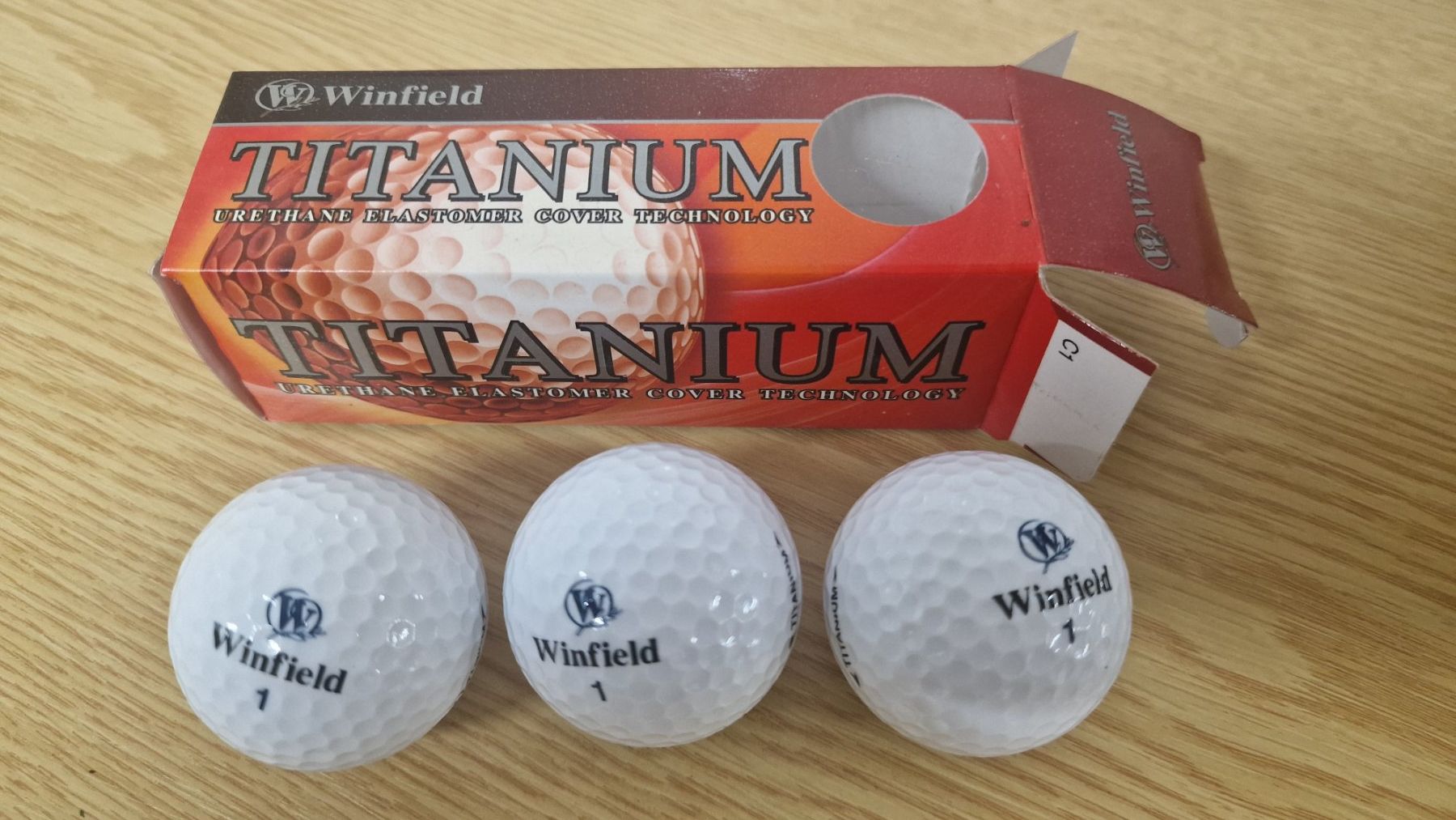 Palloni: Golfbälle, Titanium. Wilfield – Nuovo e nell'imballaggio originale da Weisslingen venduto da and-lo73 1