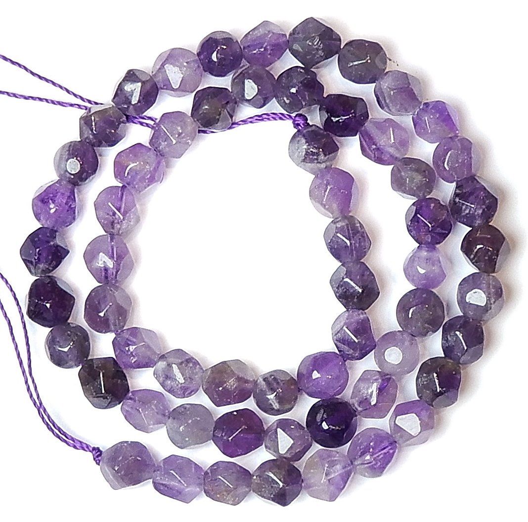 Ketten: 1 Strang echte facettierte Amethyst Free Form Perlen – Neu (gemäss Beschreibung) aus Müllheim Dorf von GUENI01