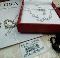 Collier argent avec diamants de moissanite 0,92 ct certifié