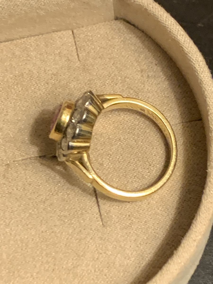 Anelli: Bague vintage Rubi et diamants – Usato da Lausanne venduto da DyDy33 5
