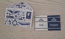 Seltene KLM und Salz/Pfeffer Briefumschlag