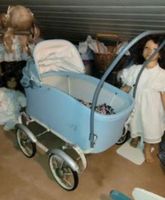 Nostalgie Puppenwagen, hellblau, für Sammler/innen!