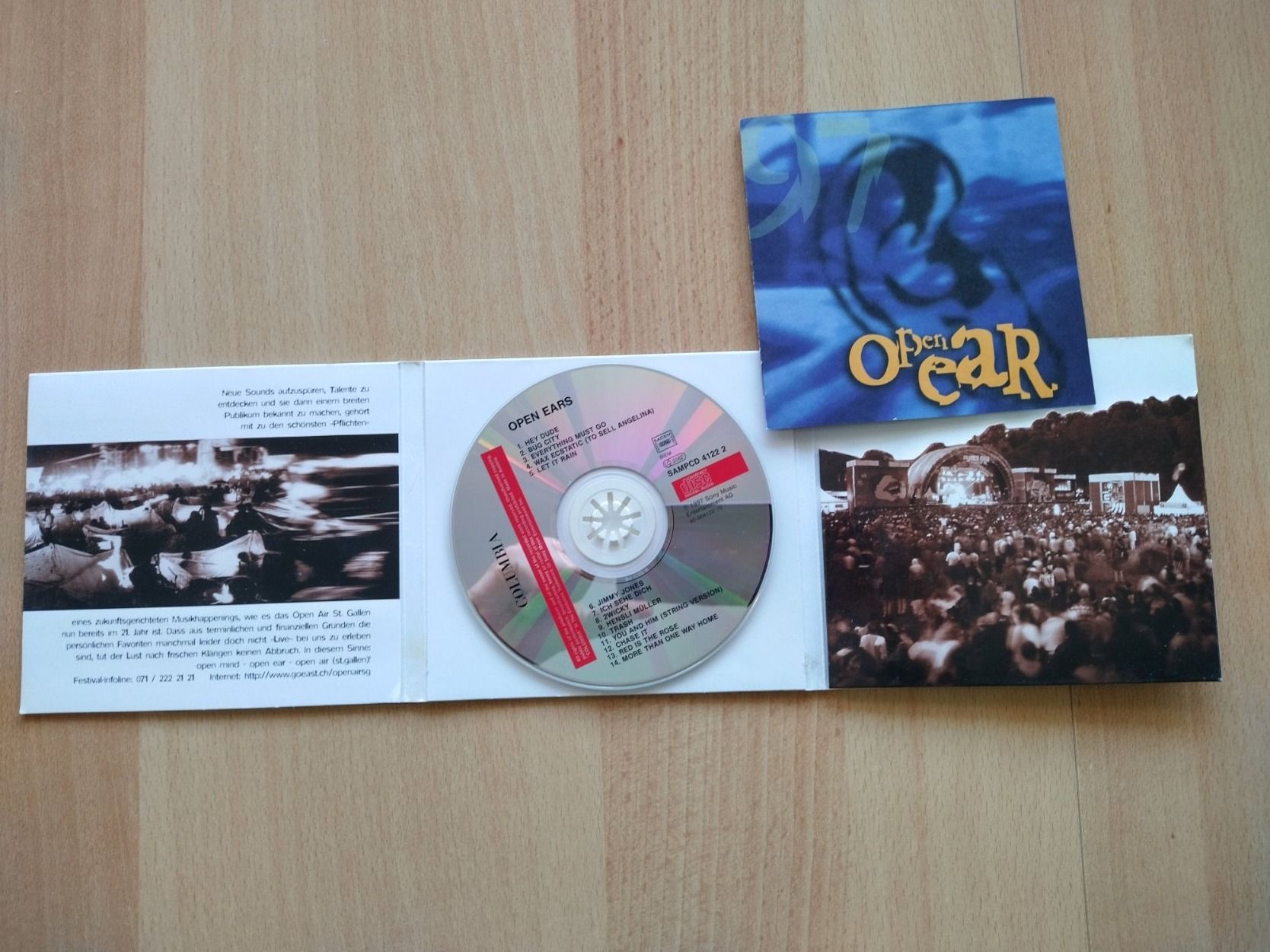 CD: open ear / Open Air St. Gallen 1997 (CD) – Usato da Jona venduto da Argus36 2
