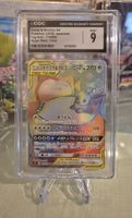 Pokémon GX Karte Eevee & Snorlax Tag Bolt H.R CGC 9 Jap.2018