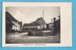 Villigen (AG)  - am Dorfbrunnen - 1906