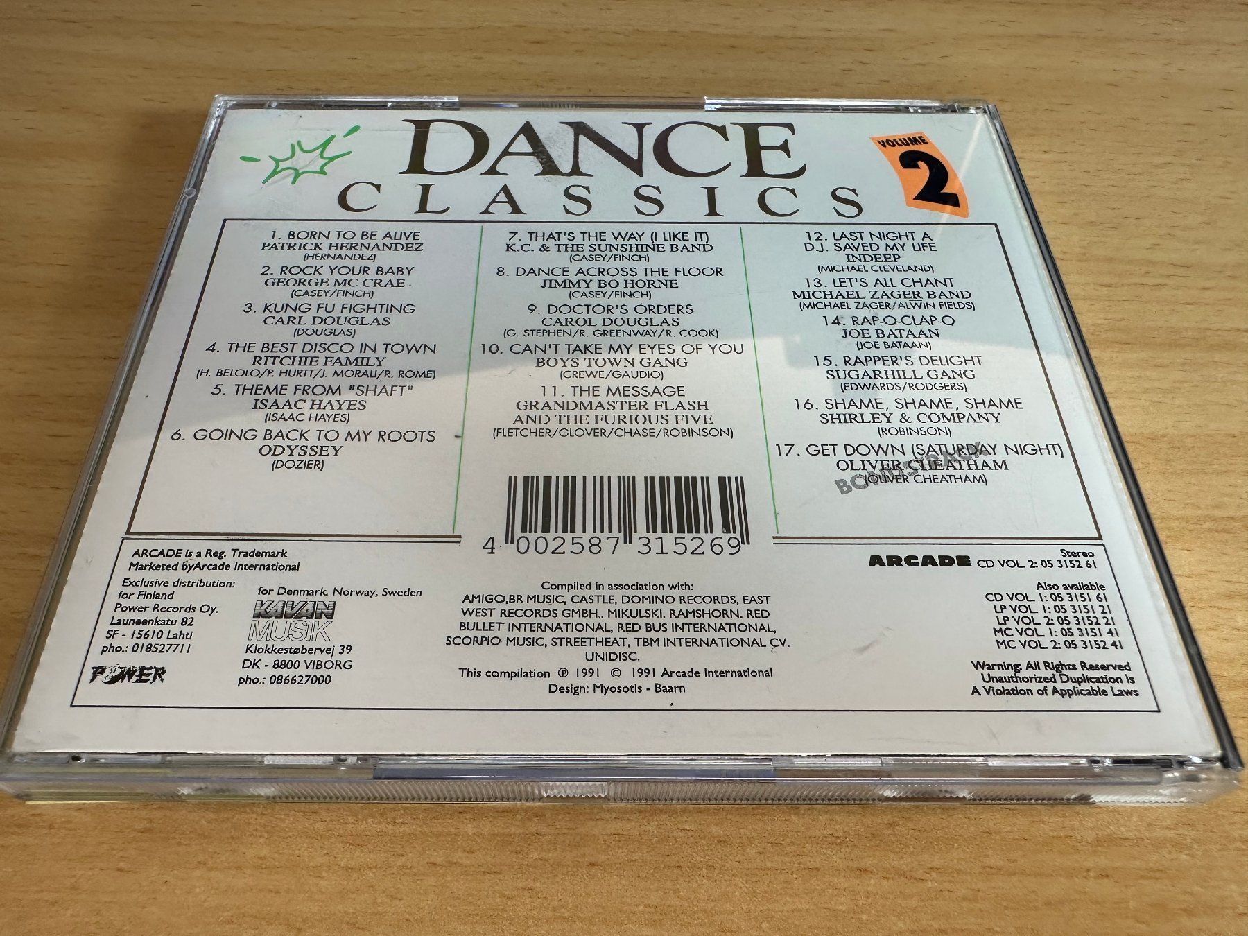 CDs: Various – Dance Classics Volume 2 – D'occasion à Rikon im Tösstal par Alpenmutz 1