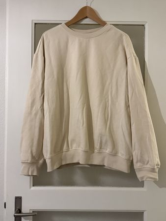 H&M Loose Fit Pullover, Beige, Gr. M