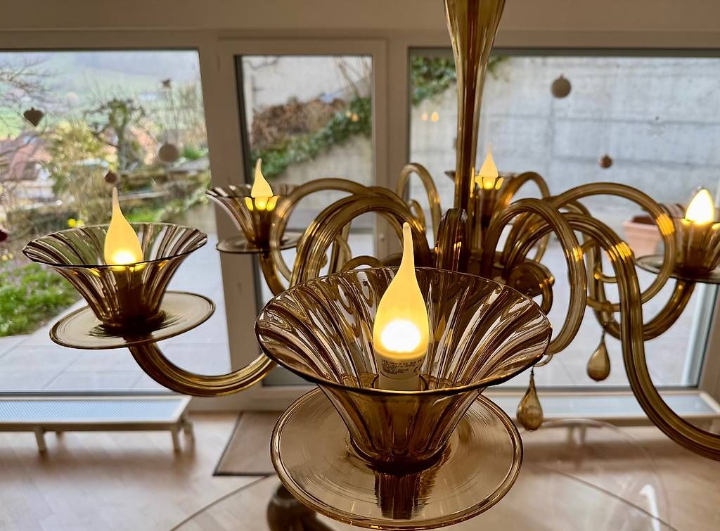 Kronleuchter & Deckenlampen: Lustre de Murano style art deco – Gebraucht aus La Tour-de-Peilz von rossofiorentino 3