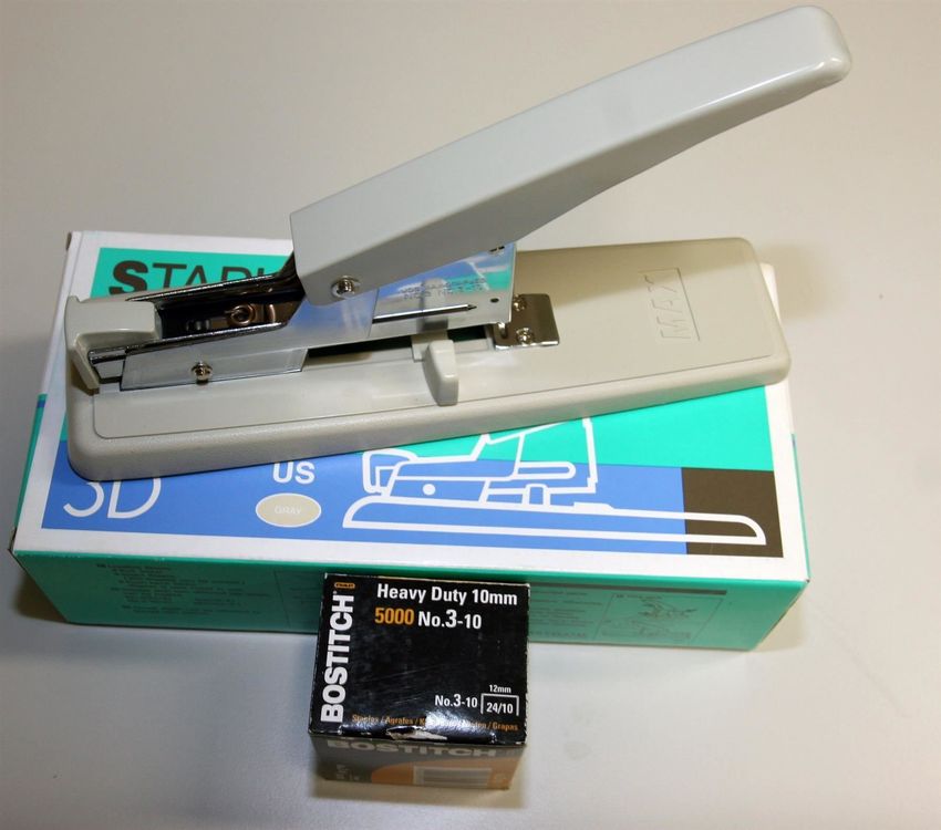 Heftapparat Max Stapler HD3D + Klammern Kaufen auf Ricardo