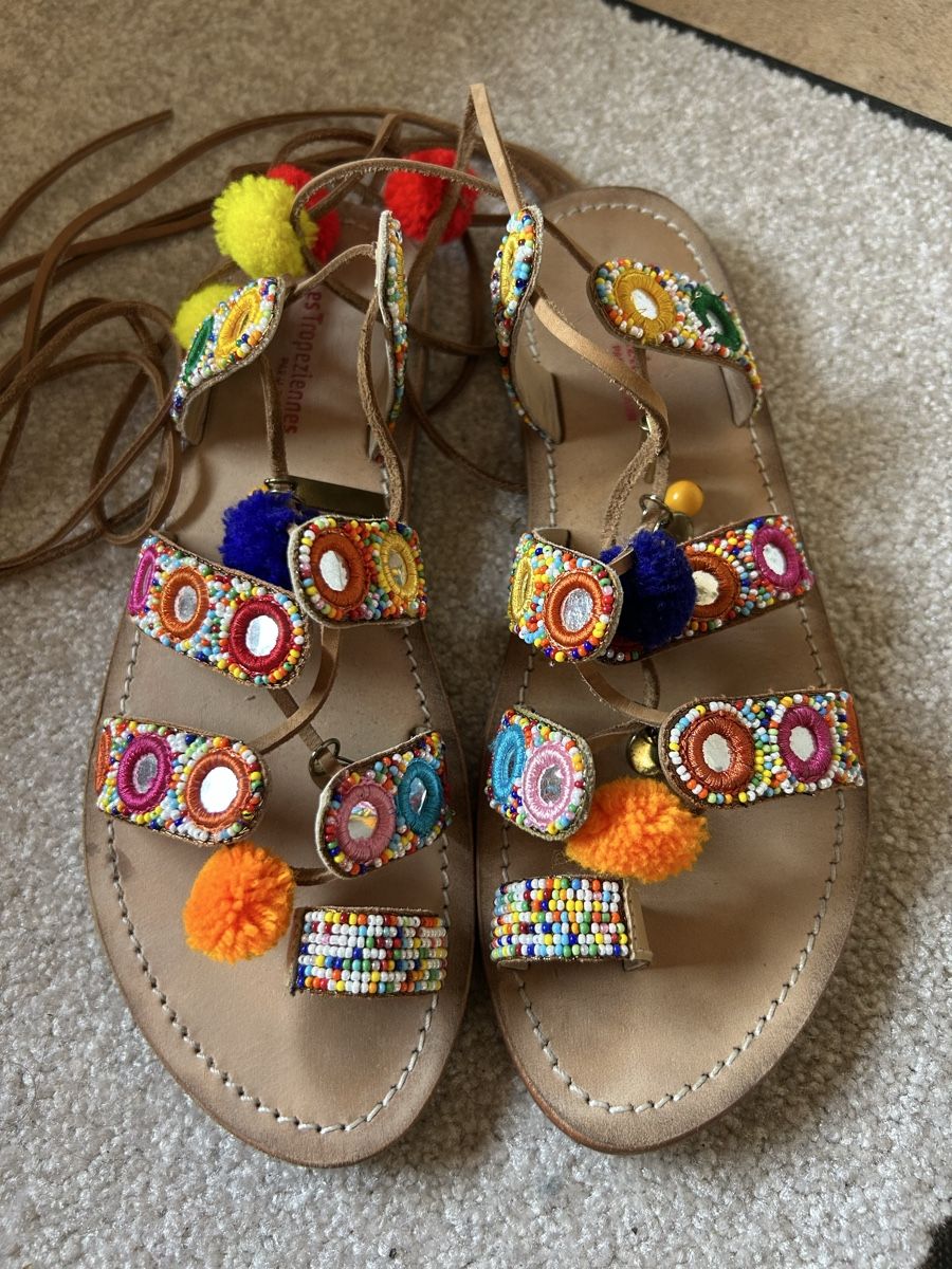 Chaussures femmes: Sandalen Leder, Grösse 38 – D'occasion à Kirchdorf BE par Stella130 2