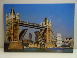 London Tower Bridge Postkarte 10,5 x14,5 cm