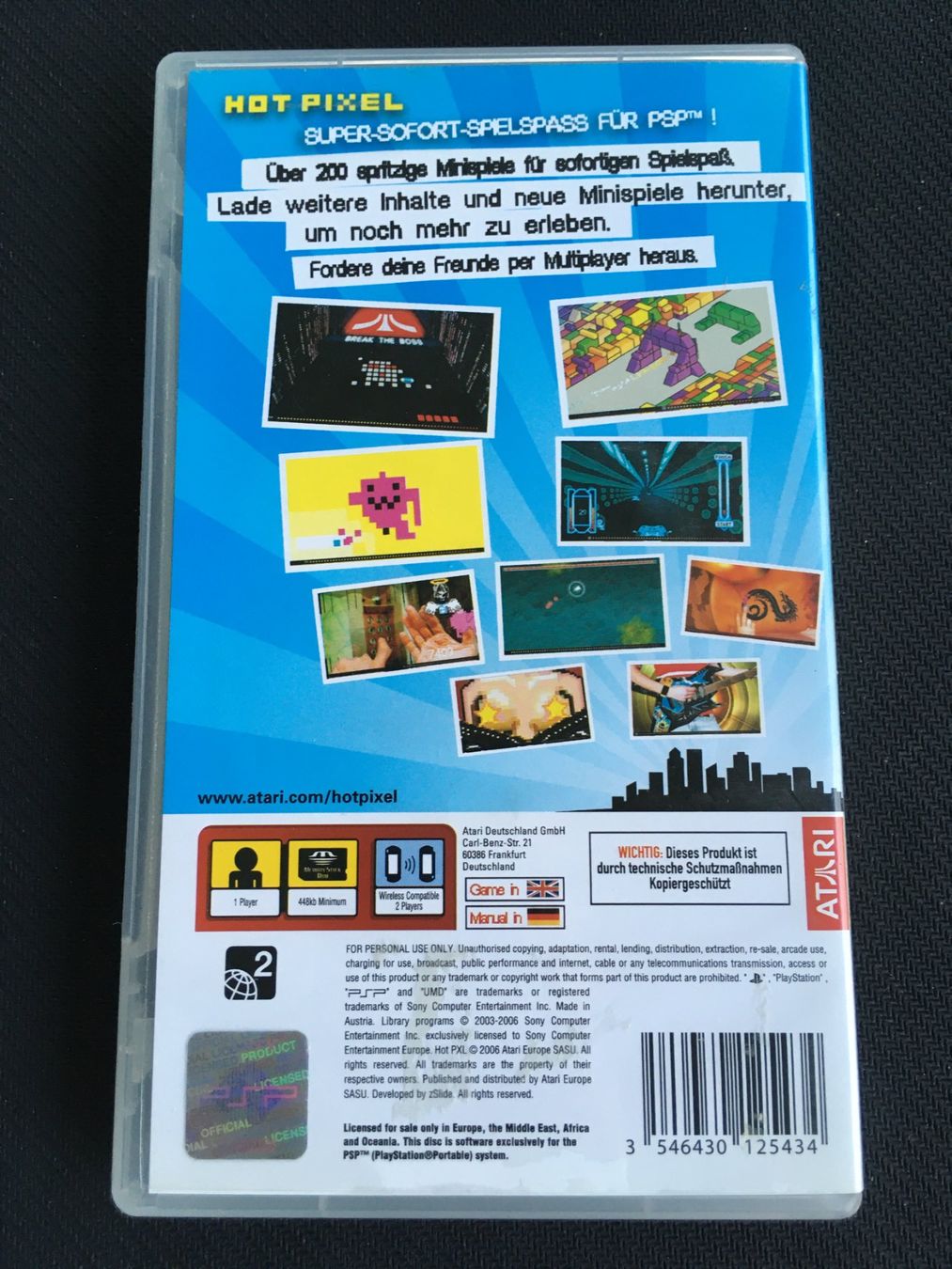 Sony Spiele: Hot Pixel für PSP – Gebraucht aus St.Gallen von sjosjo 1