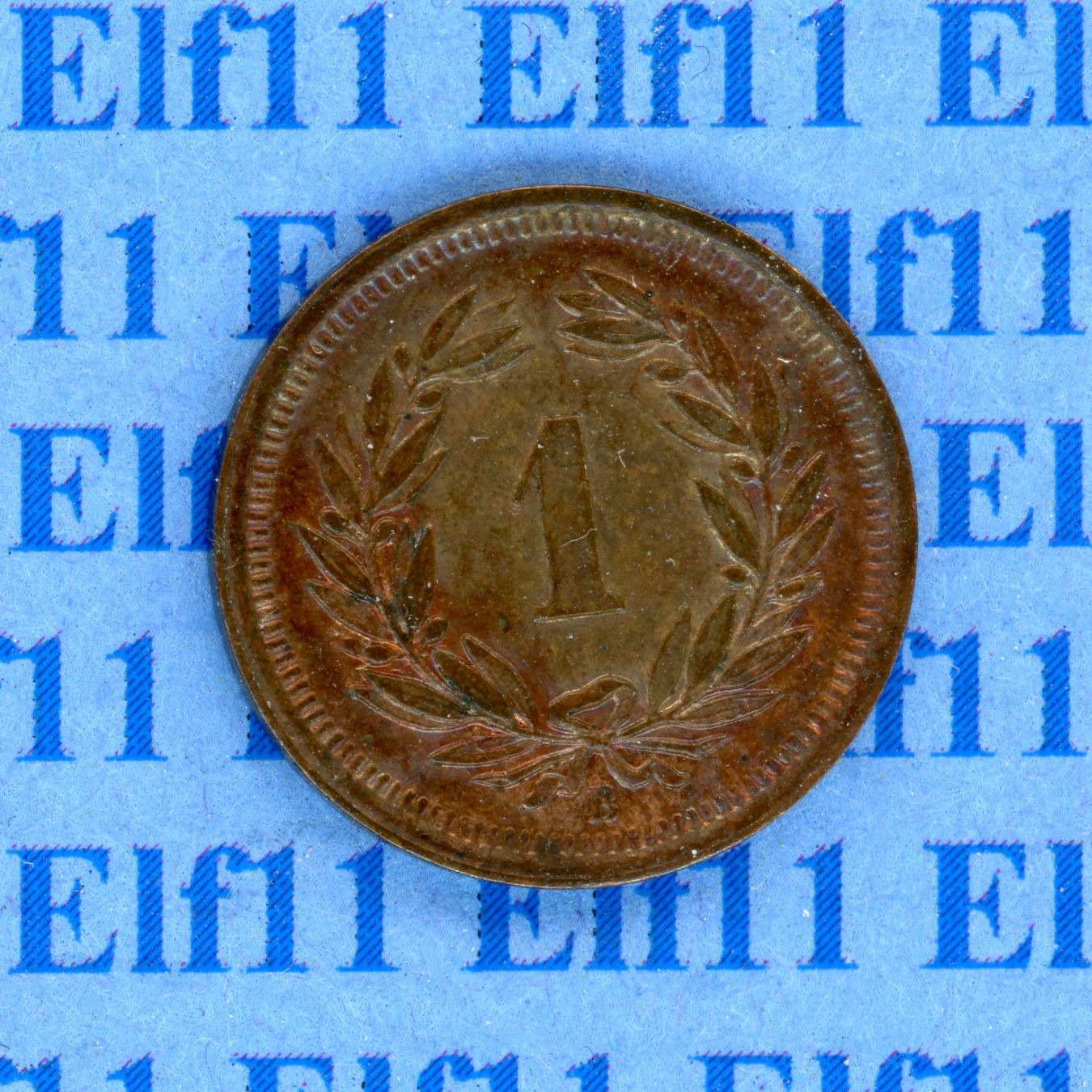 Tutti le monete: CHF___0.01 1908 vz 1 Rappen – Usato da Widnau venduto da Elf11 1