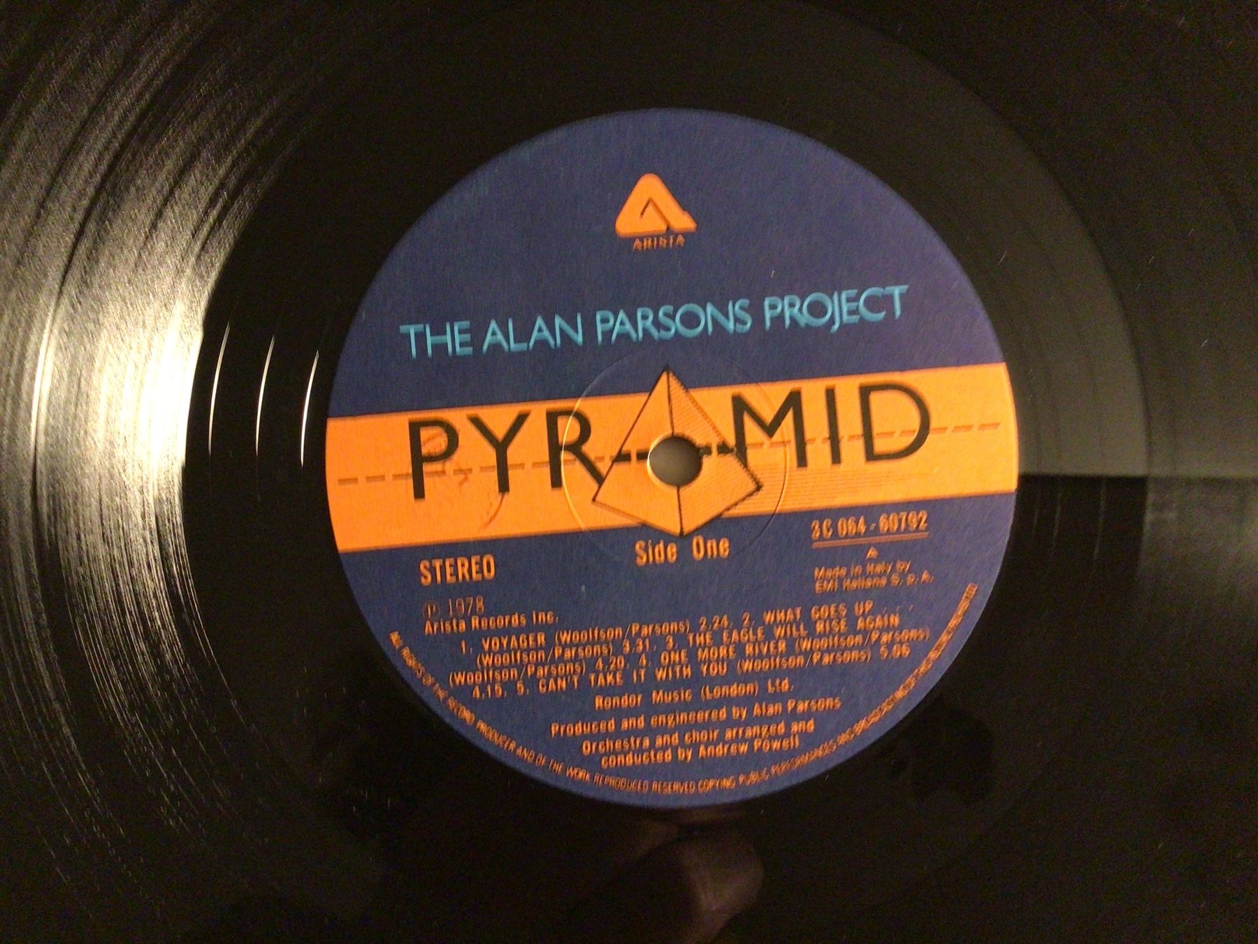 Dischi in vinile: ALAM PARSONS PROJECT, Pyramid, LP 1978 – Usato da Steinach venduto da Quarkie 2