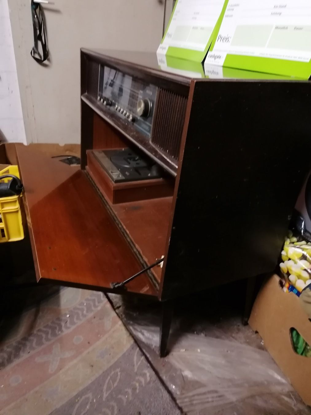 Giradischi: antik LUMOPHON AUTOMATIC 36.Stereo-Konzertschrank intermezzo – Usato da Biel / bienne venduto da Sarouch9 7