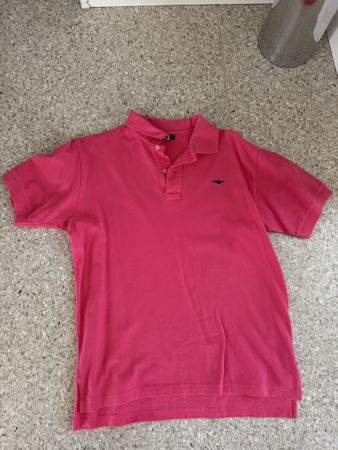 Polo Shirt Great American Body pink Grösse L 