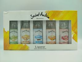 Saint Aubin Mauritius Likör Set,5 Sorten, neuwertig! 5x 50ml