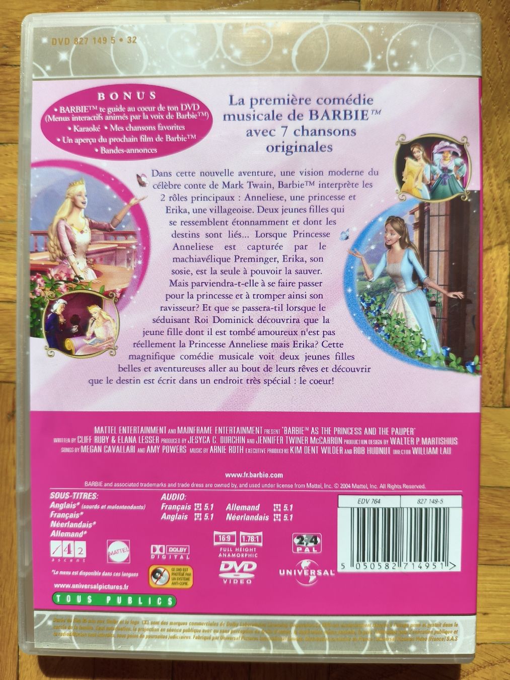 Alle DVDs: Barbie - Dans Coeur de Princesse – Gebraucht aus Renens VD von kollar7 1