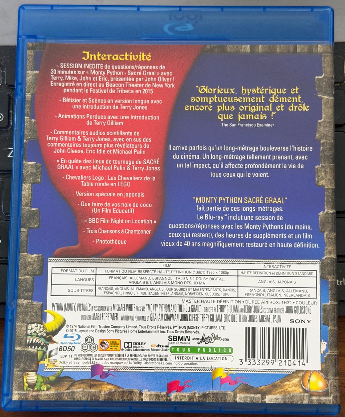 Tutti i DVDs: Monty Python Sacré Graal ! (1975) - Blu-ray – Usato da Semsales venduto da __Florian__ 2